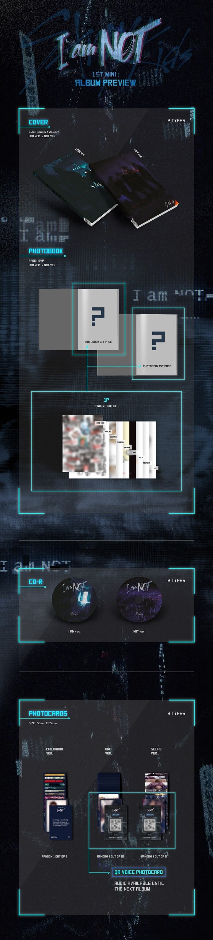 Stray Kids - 1st Mini Album "I am NOT" (Random / Set)