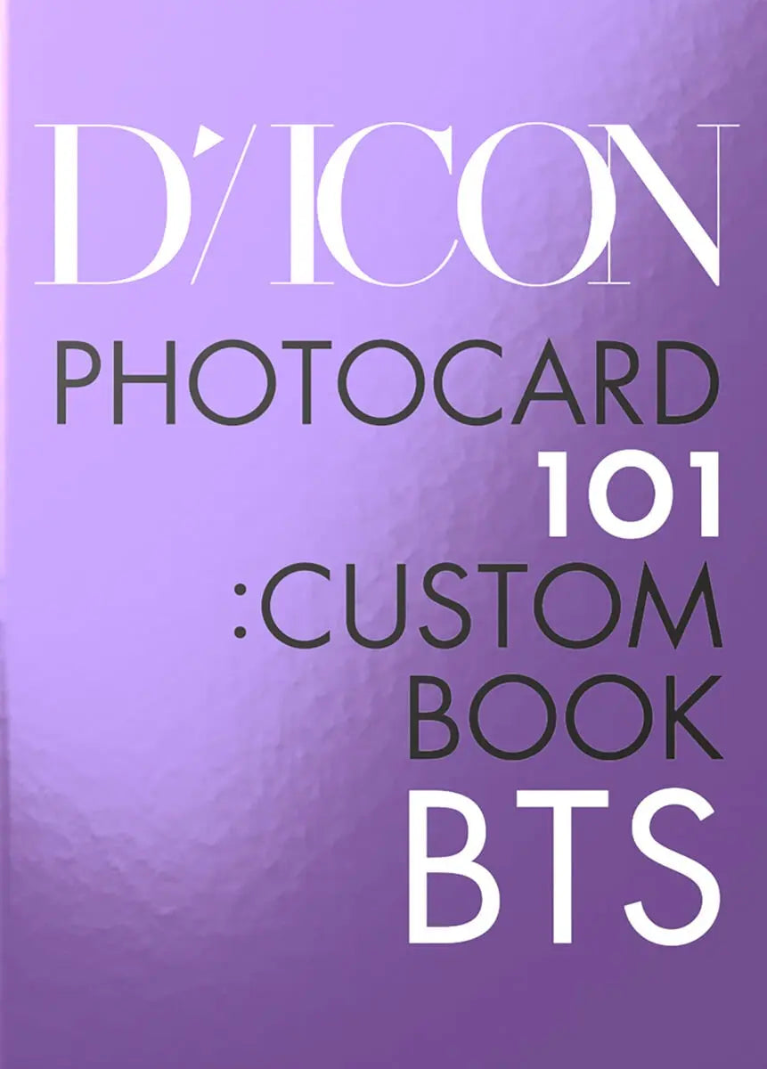 BTS - DICON Photocard 101 Custom Book / Behind BTS Since 2018