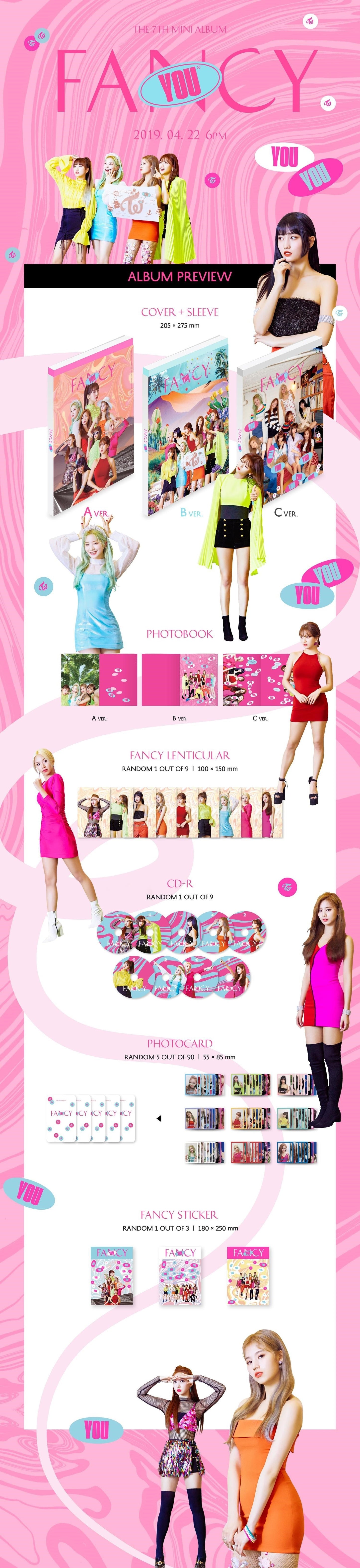 TWICE – 7th Mini Album "Fancy You" [Random / Set]
