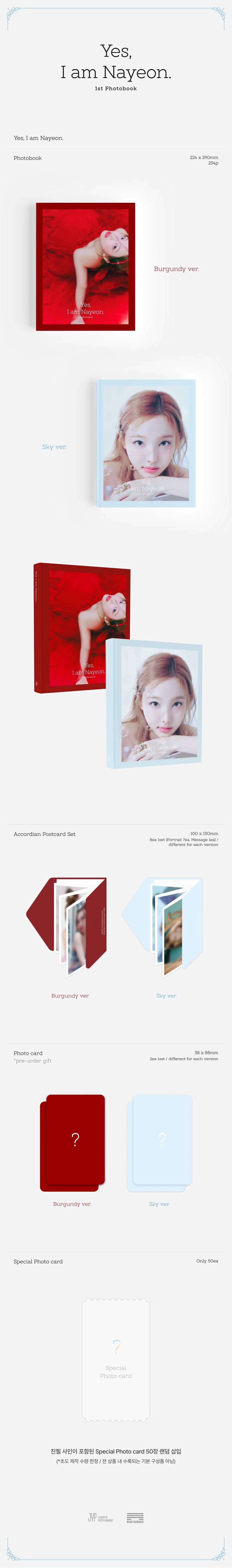 Nayeon (of TWICE) – 1st Mini Album "Yes, I am Nayeon." [Random / Set]