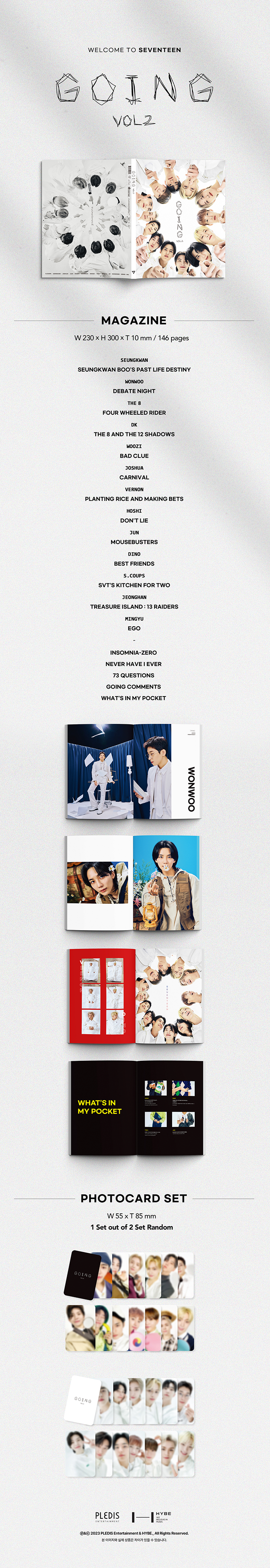 SEVENTEEN - GOING Magazine Vol.2